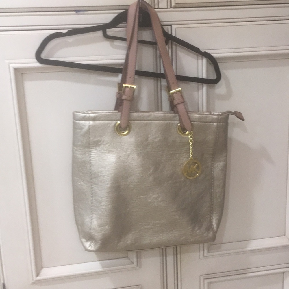 Michael Kors Gold Metalic tote